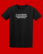 LATINA FOREVER BLACK TEE & CROP TEE